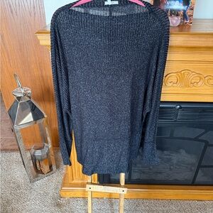 Maurices Dark Gray Crew Neck Sweater